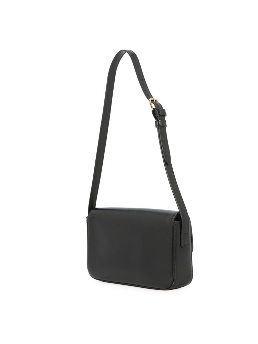 Celine Shoulder Bag Triomphe Calf Leather Black - Picture 2 of 10